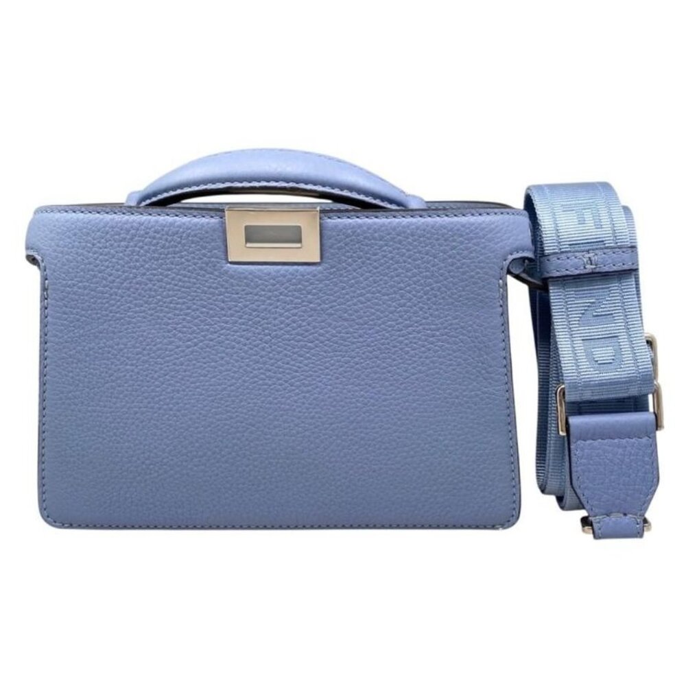 Fendi Shoulder Bag Peekaboo Iseeu Cross 7 Va582 Ama3 F1 Pg9 Blue Brown